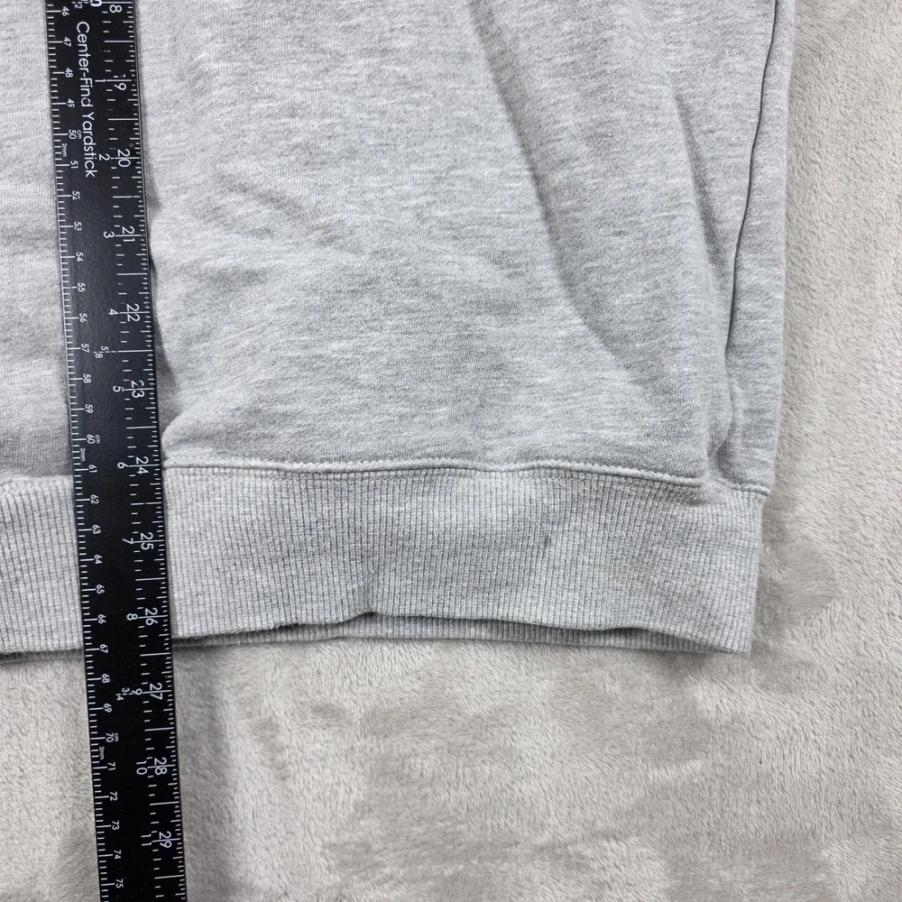 Adidas Hoodie Mens L Gray Pullover Fleece Sweatshirt Athletic Training Gym‎ 2011